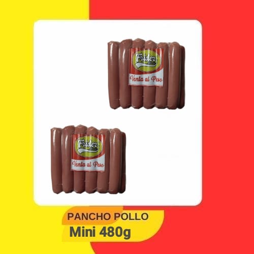 [011] Mini Pancho Pollo (12 Salchichas) x Paquete